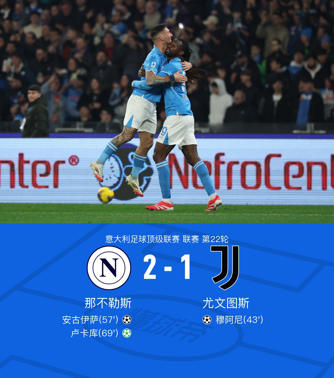 包含莫拉塔梅开二度：尤文图斯大胜那不勒斯的词条
